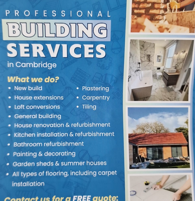 Professional Building Services in Cambridge